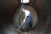 víztároló - ultrahangos tisztítás (képződésének megakadályozására biofilmek) víztároló - Ultrahangos tisztító