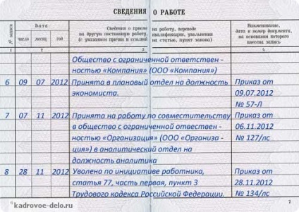 Foglalkoztatási nyilvántartást a külső részmunkaidős