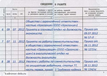 Foglalkoztatási nyilvántartást a külső részmunkaidős