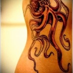 Jelentés tetoválás Octopus - a jelentése, története és képek