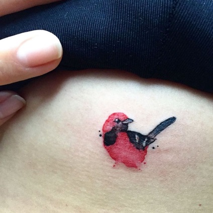 20 eredeti tetoválás képek a madarak, amely lehetővé teszi, hogy nyugodtan
