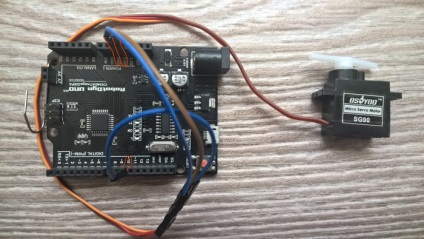 Arduino kezdőknek bemutató №2 - szervo vezérlő
