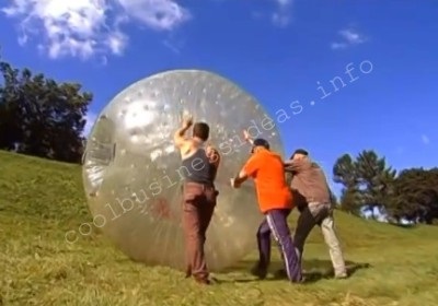 Zorbing üzleti tervet, a labda szett és gidrozorbing