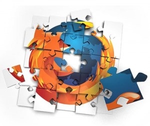 Firefox böngésző és bővítmények szerkesztési oldalon, firefox