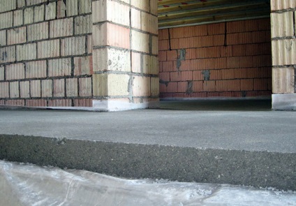 Cement-homokos esztrich szerelési útmutatót, tippeket, munkaterv