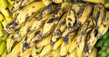 Mi történik, ha eszik a megfeketedett banán