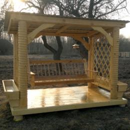 Fa pavilon nyári rezidenciát - vásárolnak olcsó (fa pavilonban kert) Fa pavilon nyári rezidenciát - vásárolnak olcsó