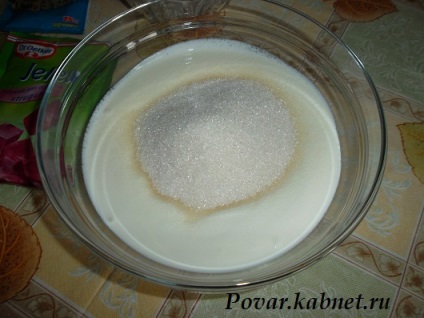 Jelly desszert tejszín, finom receptek