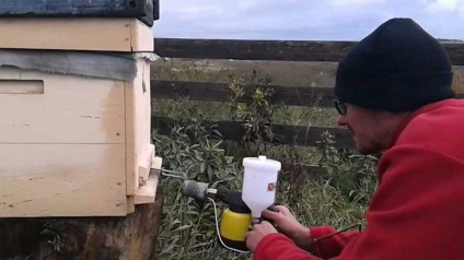 Füst-gun kezelésére méhek kezüket készlet