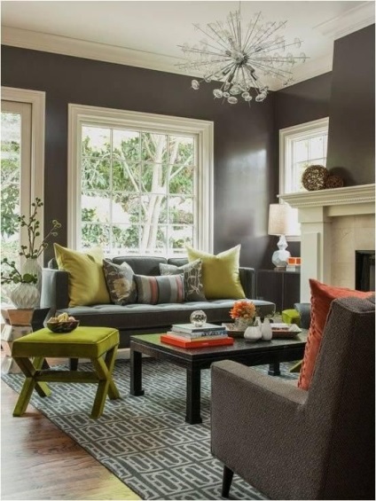 A design a nappaliban egyszerű szabályokat hozzon létre egy szuper-stílusos belső