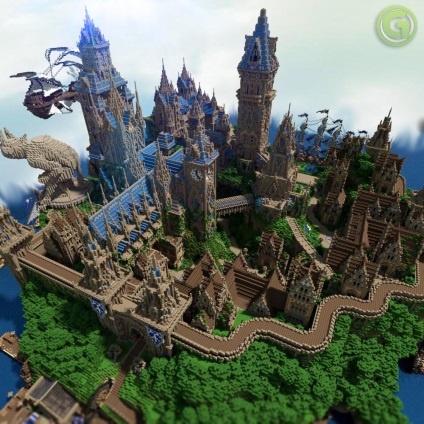 A grandiózus épületek Minecraft - szól maynkrafte - Portál madcreeper