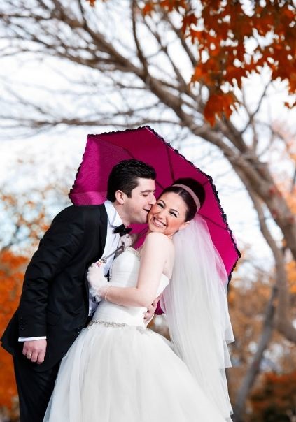 Ötletek az esküvői fotózásra ősszel kreatív fotó a természetre