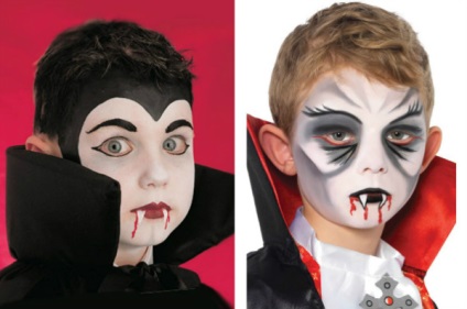 Hogyan lehet gyorsan hozzon létre egy gyermek make-up vámpír halloween