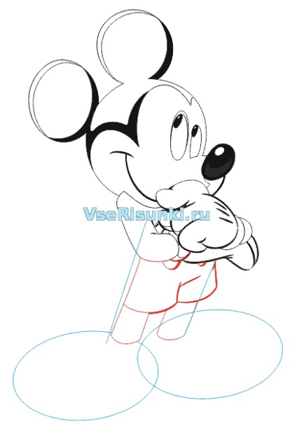 Hogyan kell felhívni Mickey Mouse ceruza szakaszaiban
