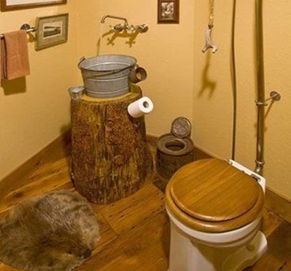 Hogyan gondoskodik a WC a ház (dekoráció, dekorációk) - hogyan díszítik