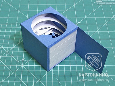 Hogyan tegyük egy ajándék kocka tunnel papír lépésről lépésre