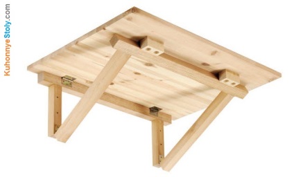 Hogyan készítsünk egy kényelmes lehajtható asztal az erkélyen