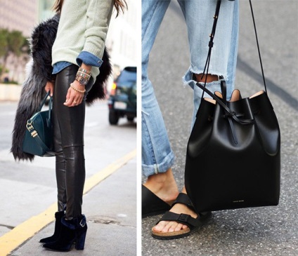 Hogyan lehet kombinálni táska és cipő szín vagy stílus
