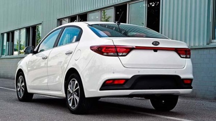 Kia Rio 2017 2018 új szerv, a berendezések és az árak, fotók vélemények