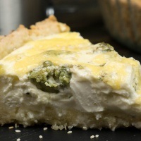 Kish - (40 recept) fotókkal a (sajt pite paradicsom) Kish - (40 recept) fotókkal on