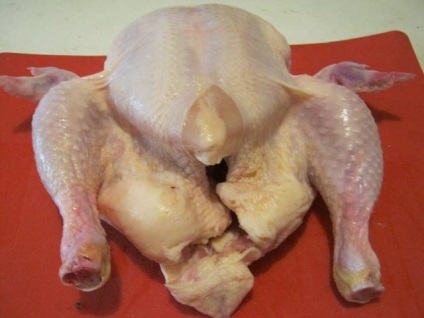 Füstölt csirke a smokehouse - lépésről lépésre recept fotók