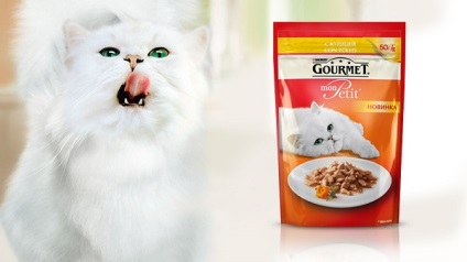 Gourmet macskaeledel (gourmet), annak leírása és vélemények