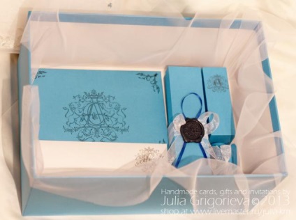 Gyönyörű doboz csomagolás egy esküvői ajándék, vagy más hasznosságának - Fair Masters - Hand