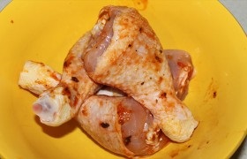 Csirke lábak leveles tészta - lépésről lépésre fotoretsept sült csirke