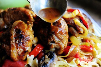 Csirke vadász - egy lépésről lépésre recept fotó (receptek) Csirke vadász - egy lépésről lépésre recept fotók