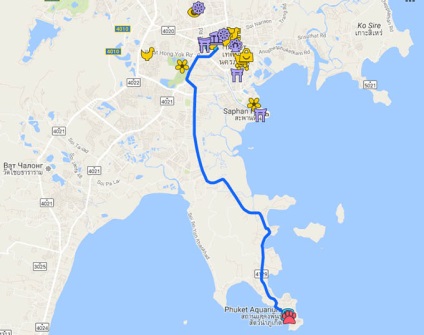 Utak városi buszok Phuket - fotók, térképek, menetrendek, látnivalók,