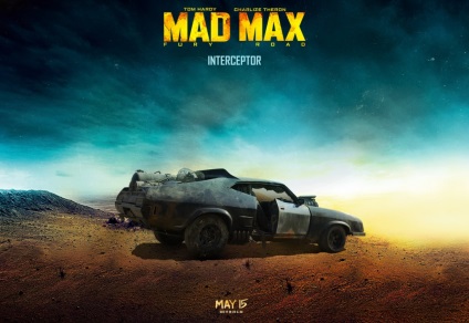 Machine Mad Max - kortalan fekete Interceptor - Mad Max