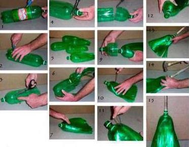 Мітла з пластикової пляшки майстер-клас