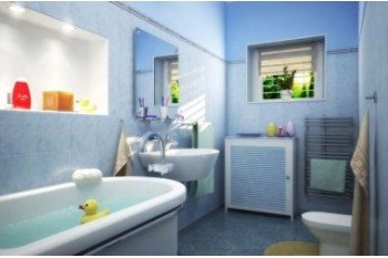 Díszítő fürdőszoba műanyag panelek fotó-design javítás pvc