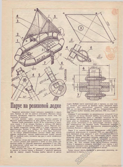 Sail egy gumi csónak - egy fiatal technikus - az képes kezében 1985-1906, 6. oldal