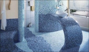 Mozaik csempe a fürdőszoba számára helyiség fotók, árak és hogyan kell választani