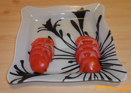 Recept és fotó olasz saláta Caprese pesto szósszal, mint egy szakács (Caprese) Recept és fotó olasz saláta Caprese pesto szósszal, hogyan kell főzni