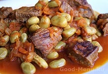 Saláta tonhal és a paradicsom - a recept egy fotó