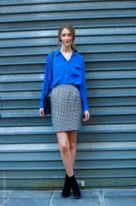 Abból, amit viselni a kék ing Review (35 fotó), a művészet, hogy egy nő