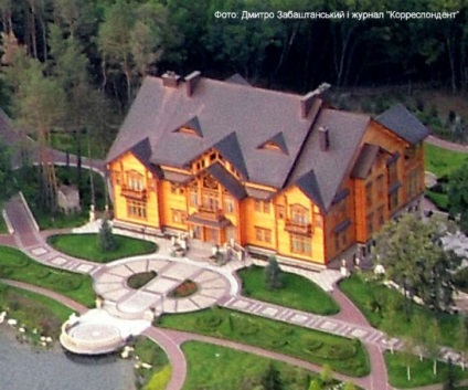 Luxus ingatlanok, ingatlanok, házak, kastélyok ukrán politikusok családok Yulia Tymoshenko, belügyminiszter