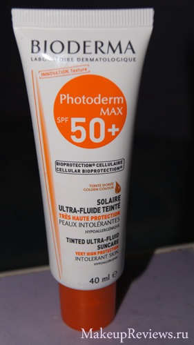 Fényvédő krém színezett photoderm max SPF 50 -tól BIODERMA - a kozmetikai vélemények