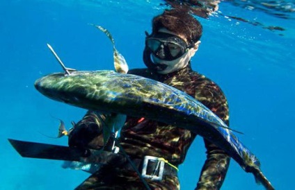 Tippek a választott fegyver víz alatti vadászatra