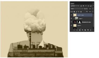 Megteremti a hatása kettős expozíciót Photoshop (dupla) Megteremtse a hatása kettős expozíciót Photoshop