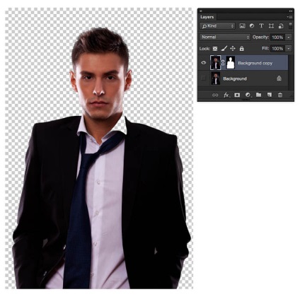 Megteremti a hatása kettős expozíciót Photoshop (a panel alján) Megteremtse a hatása kettős expozíciót Photoshop
