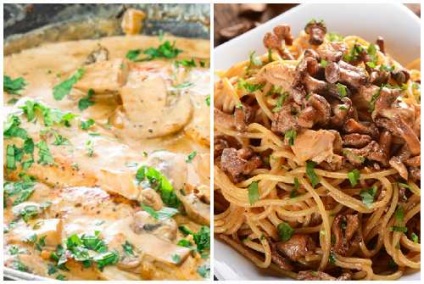 Spagetti kuritsey- receptek paradicsomos, tejszín és gombamártással (receptek) Spagetti kuritsey- receptek paradicsomos, tejszín és gombamártással