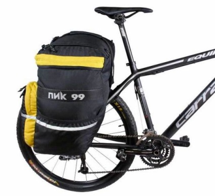 Bag egy kerékpár (a kormánykerék keret) velosumka a törzsön (kerékpár) Bag egy kerékpár (a kormánykerék keret), a törzsön velosumka