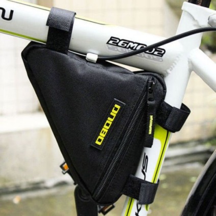 Bag egy kerékpár (a kormánykerék keret) velosumka a törzsön (frame) Bag egy kerékpár (a kormánykerék keret), a törzsön velosumka