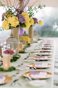 Esküvői paletta sárga lila