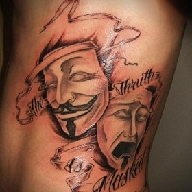 maszkok tetoválás