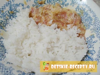 Húsgombóc rizzsel recept, gyerekeknek, gyermek receptek, konyha