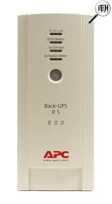 Test UPS APC BACK-UPS RS 800 - ügy és PSU